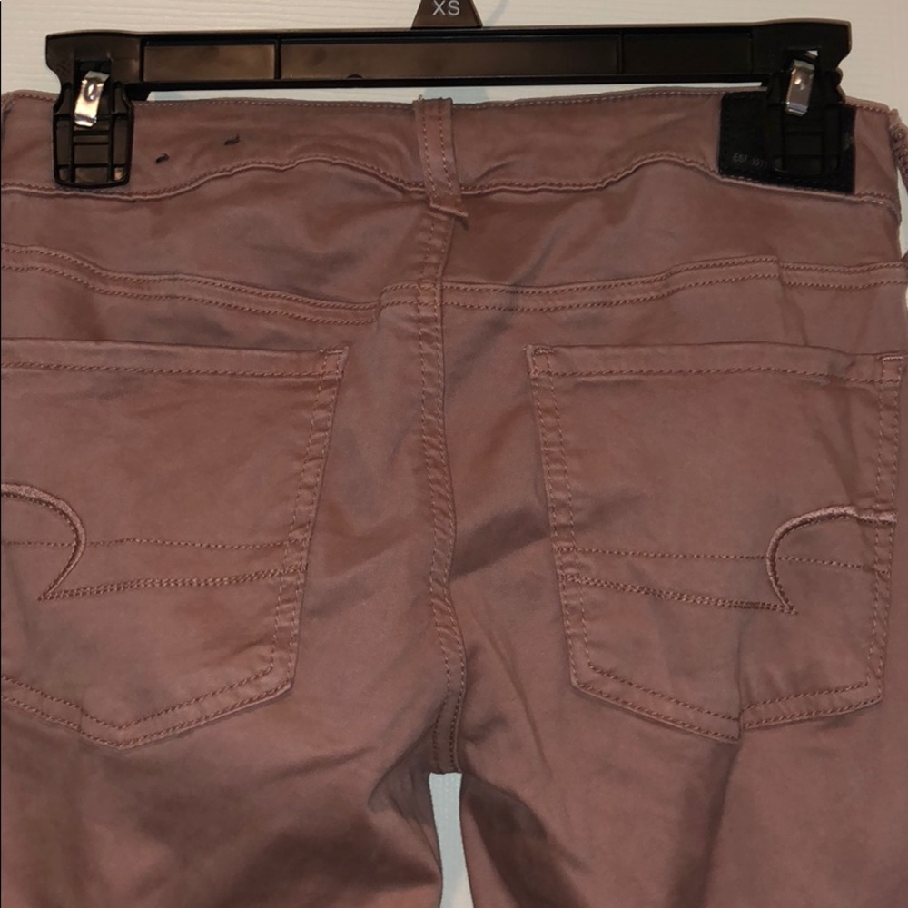 American Eagle Blush/Dusty Rose Jeggings